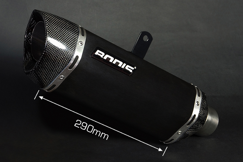 Bodis P-Tec II RVS Black Einddemper met E-keur Honda CB 500 X 2013 2015